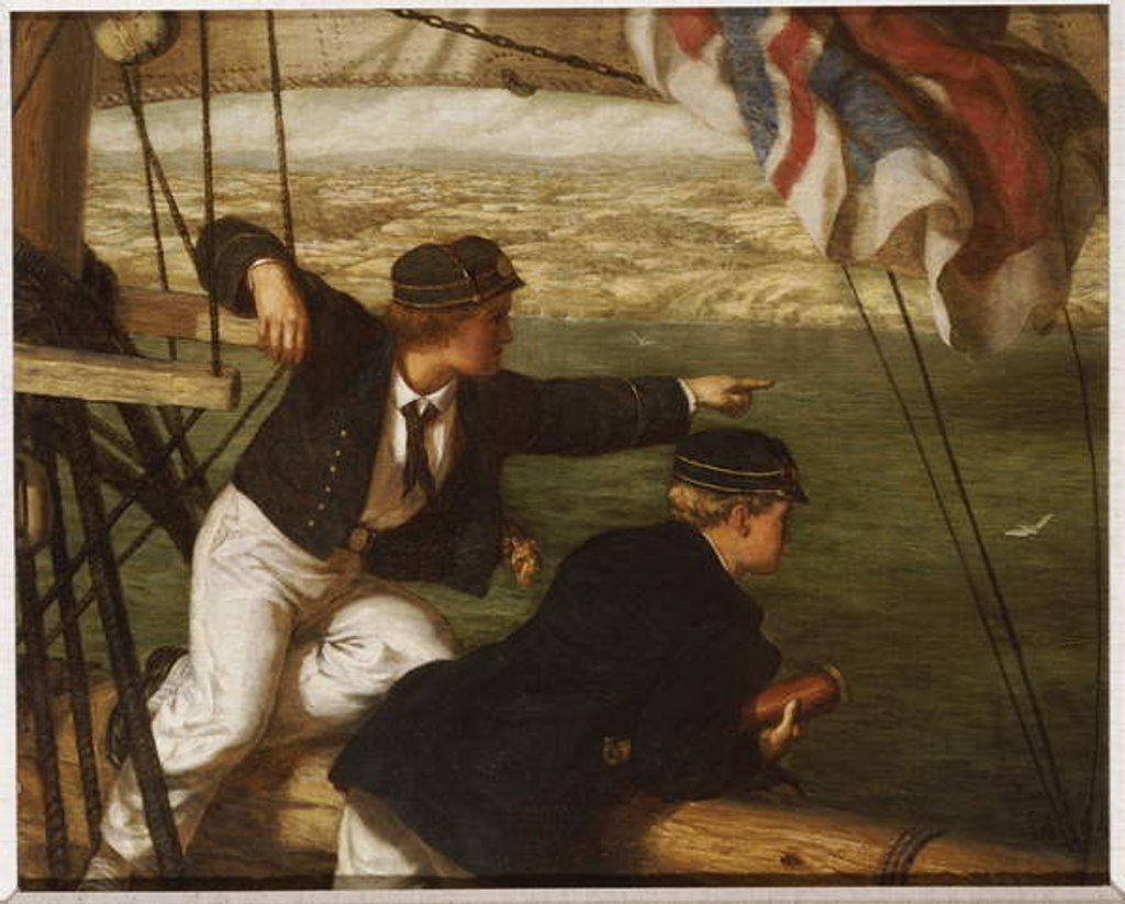 Detail of Land Ahoy!, 1864 by Philip Richard Morris