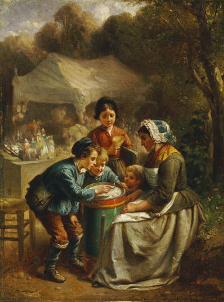 Detail of The Toy Seller, 1860 by Francois Louis Lanfant de Metz