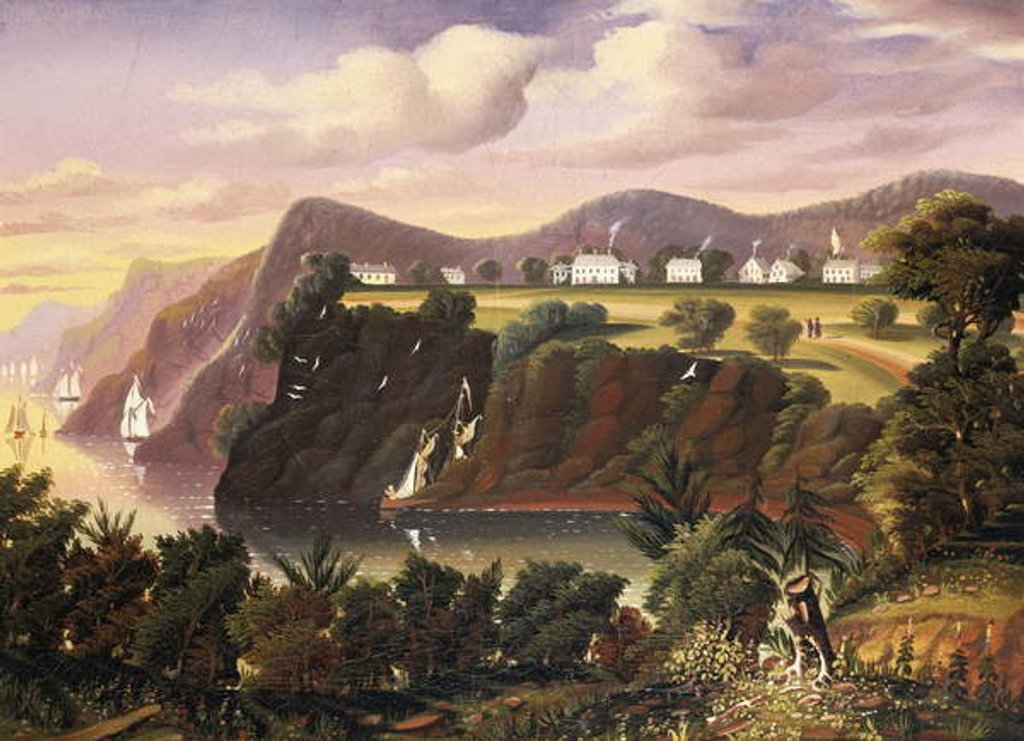 Detail of View from West Point by Thomas Chambers