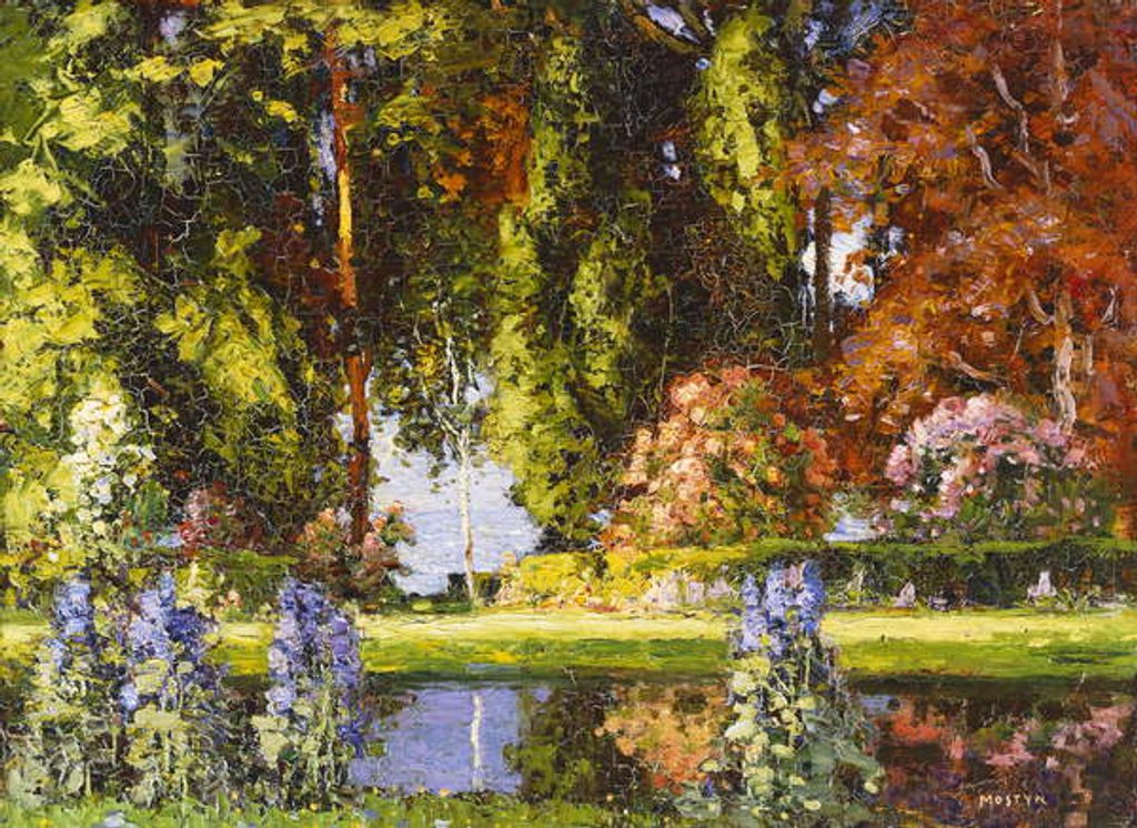 Detail of The Garden by the Sea by Thomas Edwin Mostyn