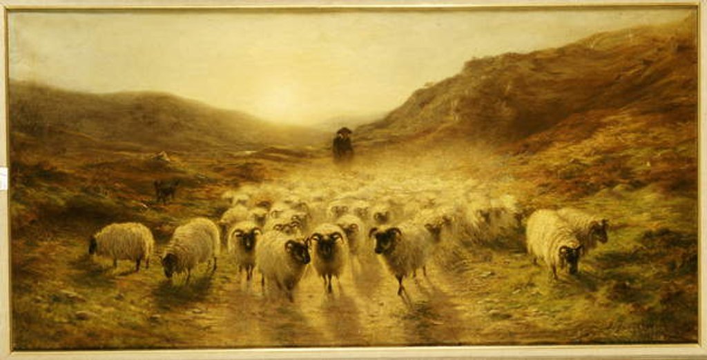 Detail of Leaving the Hills, 1874 by Joseph Farquharson