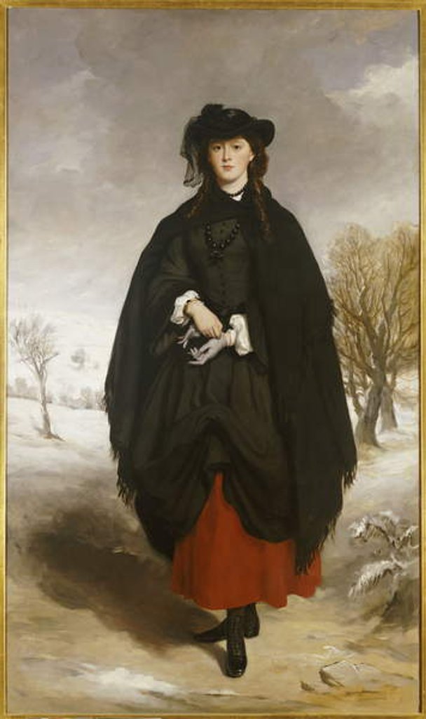 Detail of Portrait of Daisy Grant, the Artist's Daughter by Francis Grant