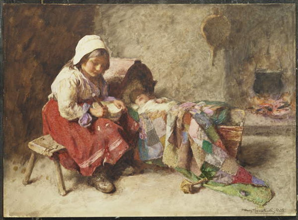 Detail of The Little Mother by John Henry Henshall