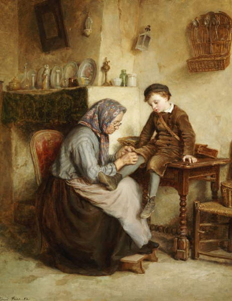 Detail of Worn Through by Pierre Edouard Frere