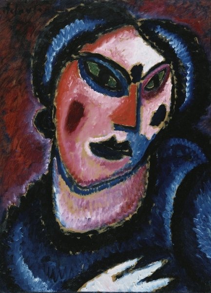 Detail of White Glove, 1913 by Alexej von Jawlensky