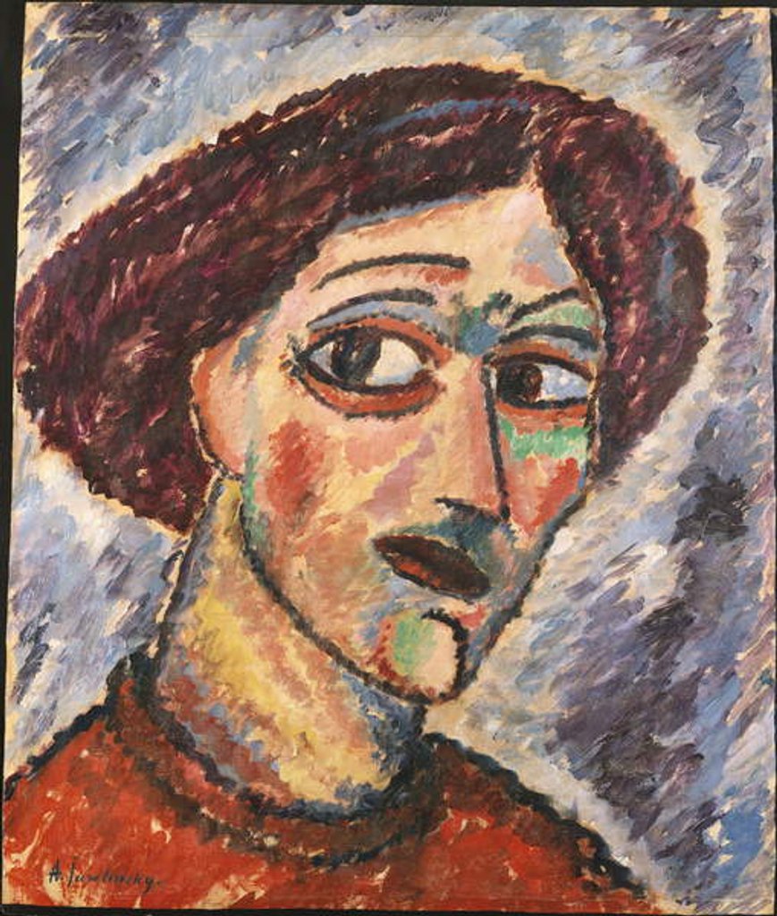 Detail of Geneigter Kopf, c.1913 by Alexej von Jawlensky