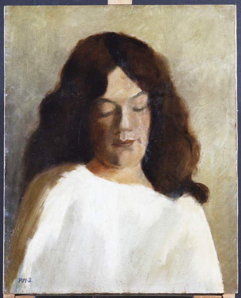 Detail of Young Woman with her Hair Down, c.1897 by Paula Modersohn-Becker