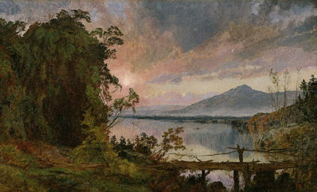 Detail of Autumn Splendor, 1896 by Jasper Francis Cropsey