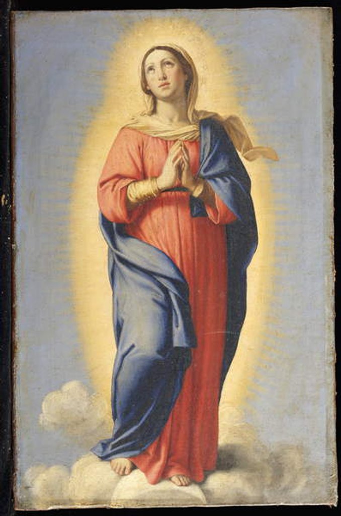 Detail of The Immaculate Conception by Il Sassoferrato