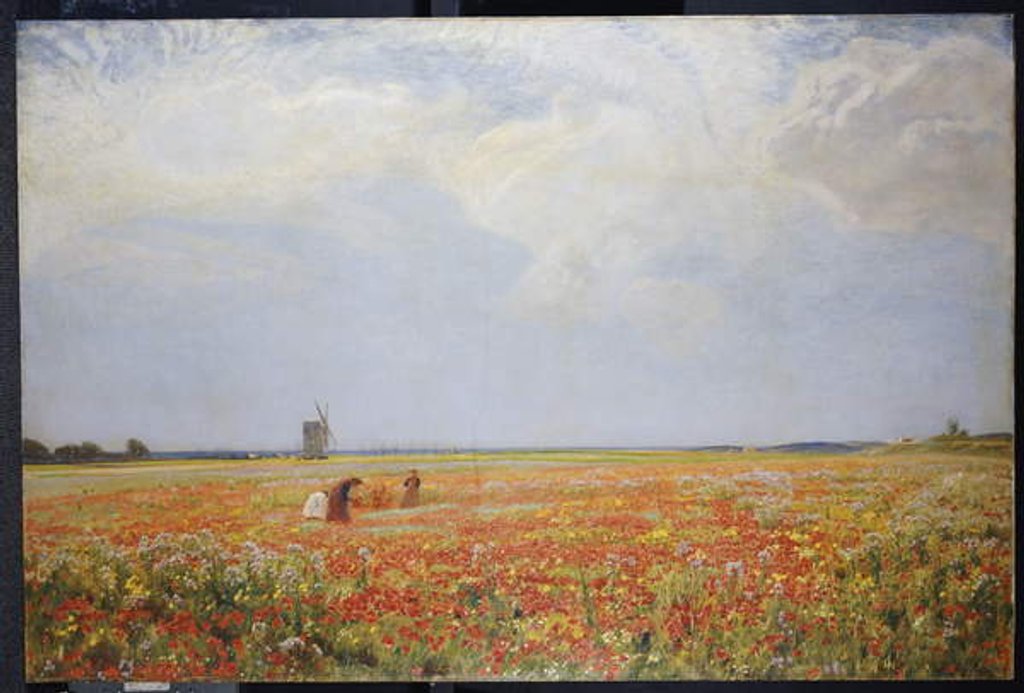 Detail of The Flower Pickers by David Murray