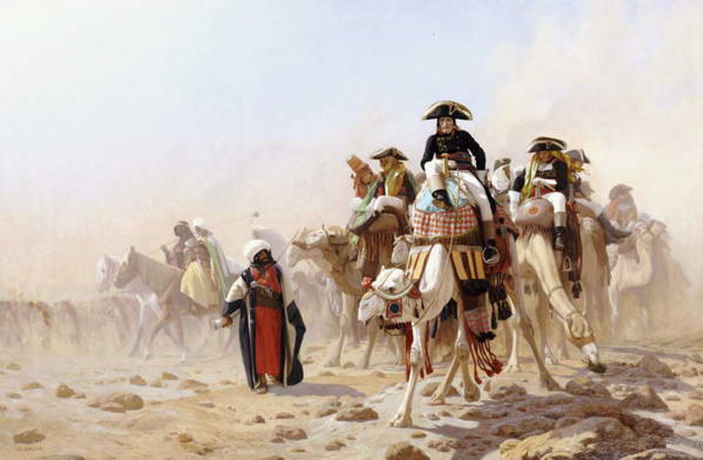 Detail of Napoleon and his General Staff by Jean Leon Gerome