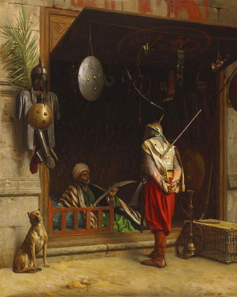Detail of The Arms Market in Cairo by Jean Leon Gerome