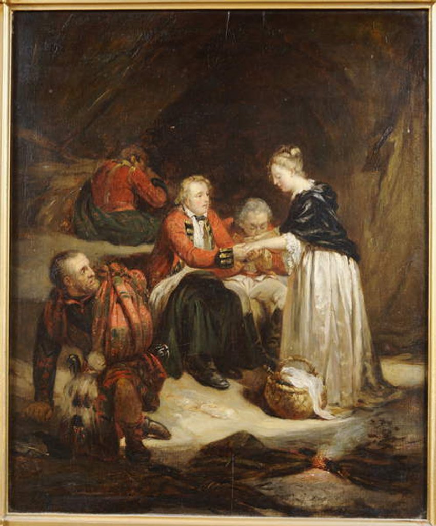 Detail of Edward in Scotland by Hippolyte Delaroche