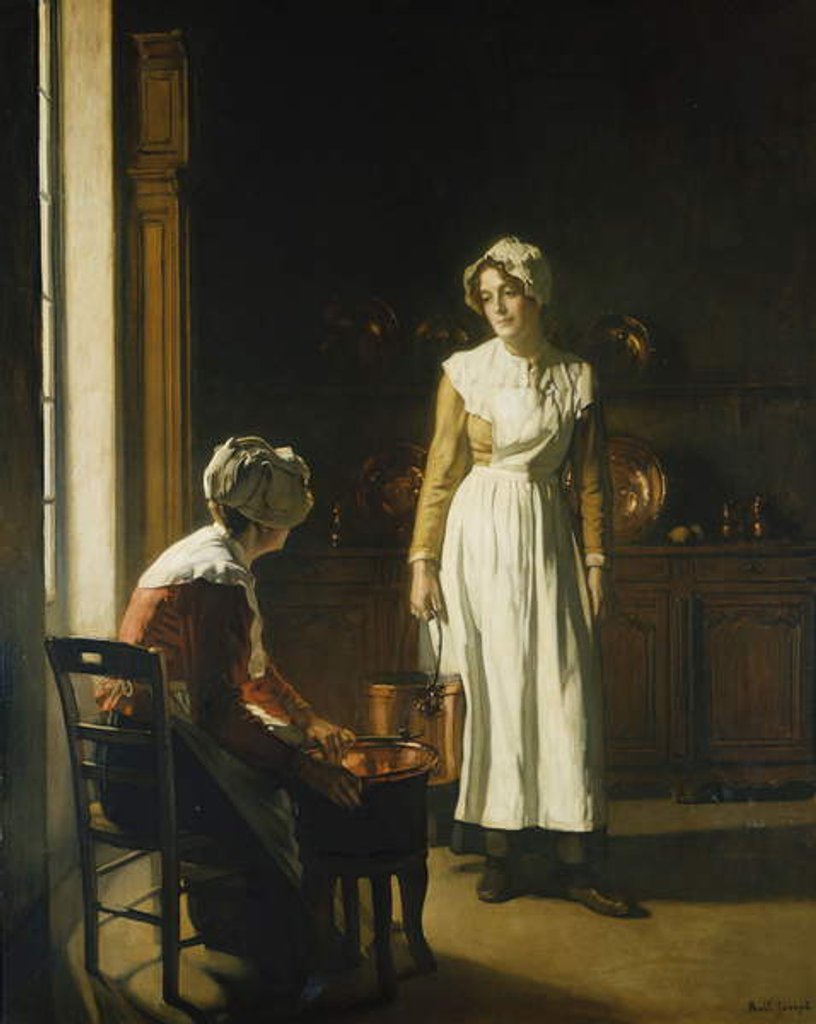 Detail of Kitchen Maids by Joseph Bail