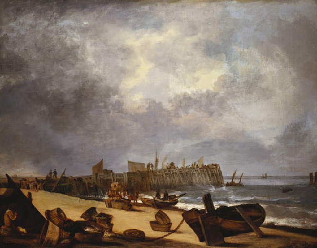 Detail of Yarmouth Jetty by John Crome