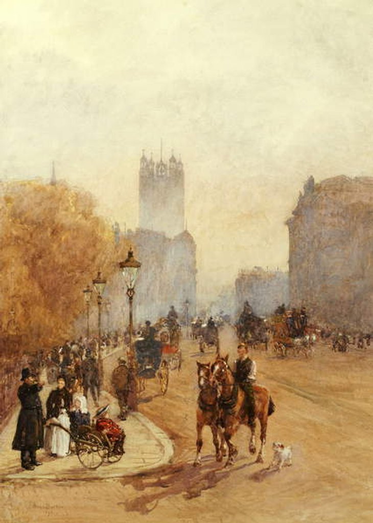 Detail of Parliament Street, 1892 by Rose Maynard Barton