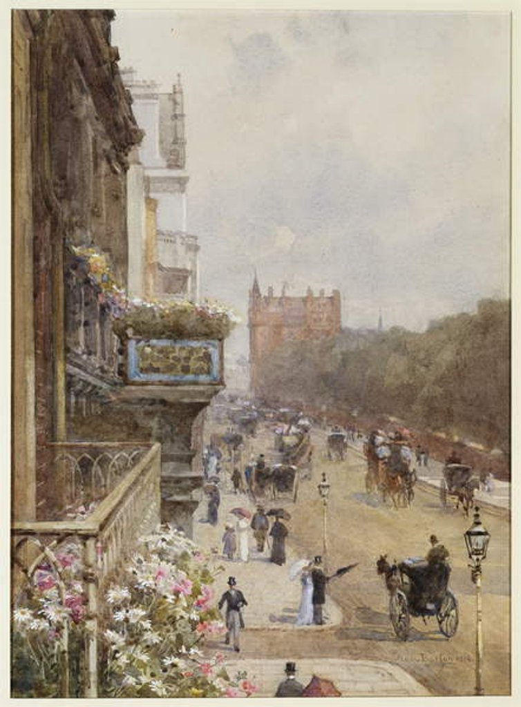 Detail of Piccadilly, 1894 by Rose Maynard Barton