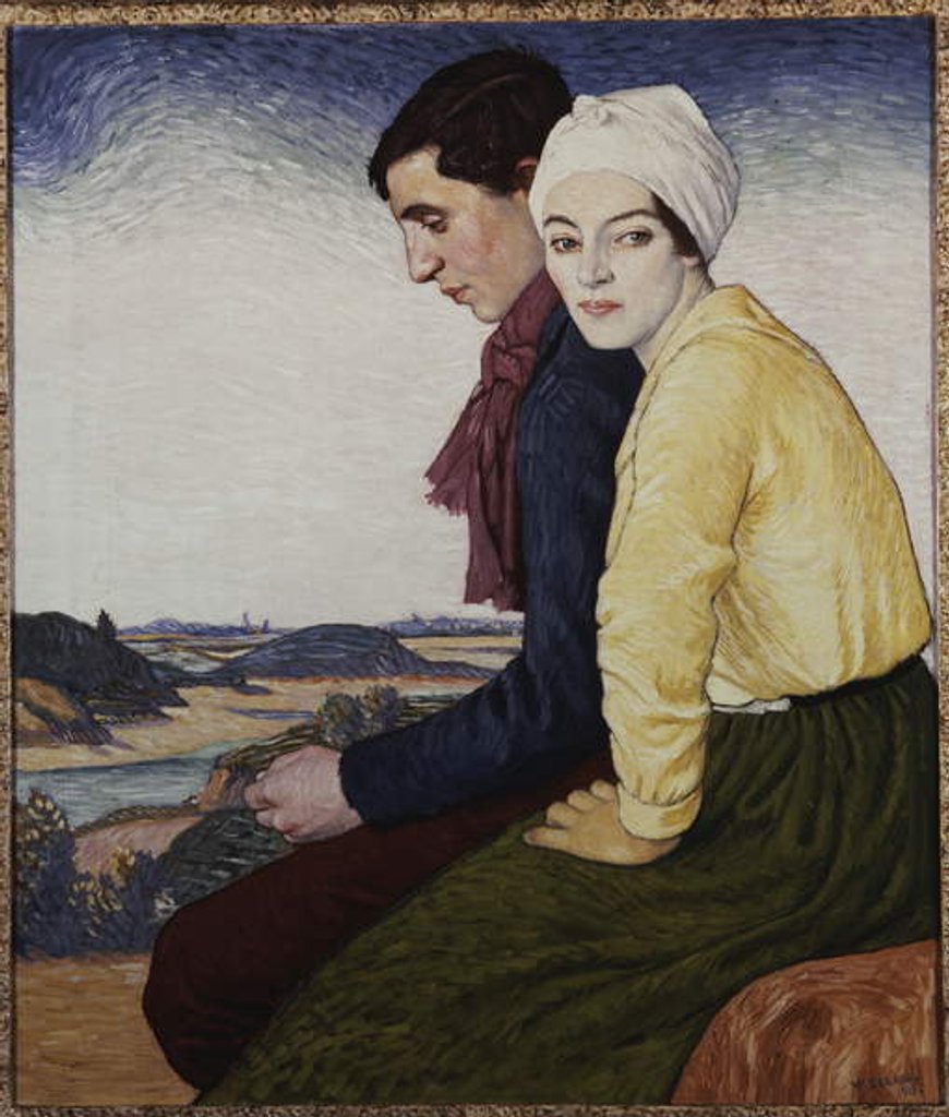 Detail of The Meeting Place, 1915 by William Strang