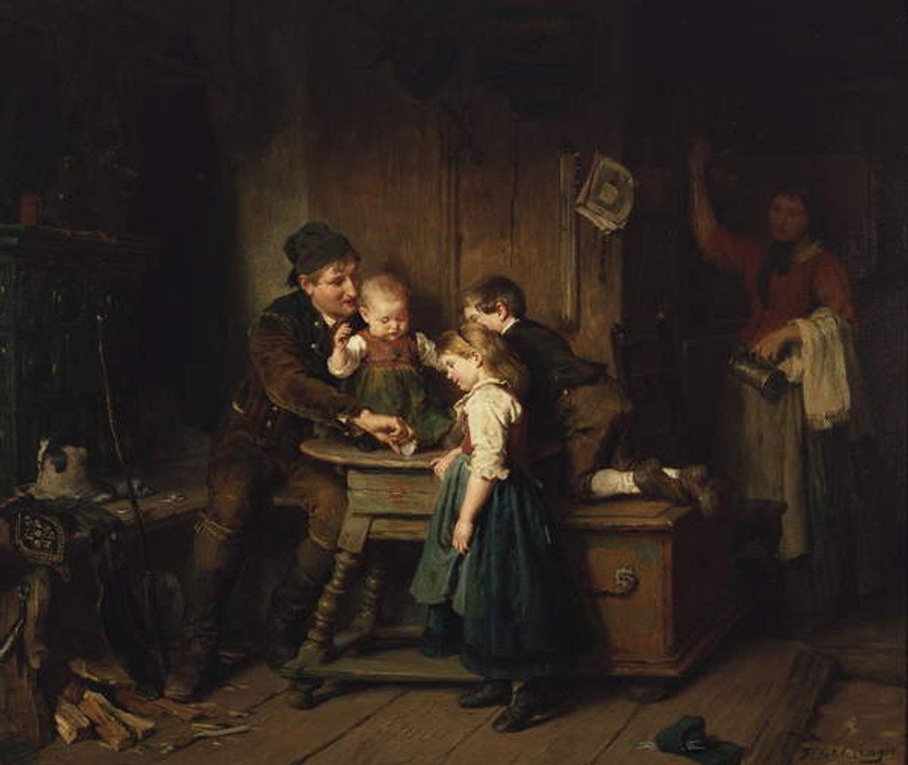 Detail of The Magician by Felix Schlesinger