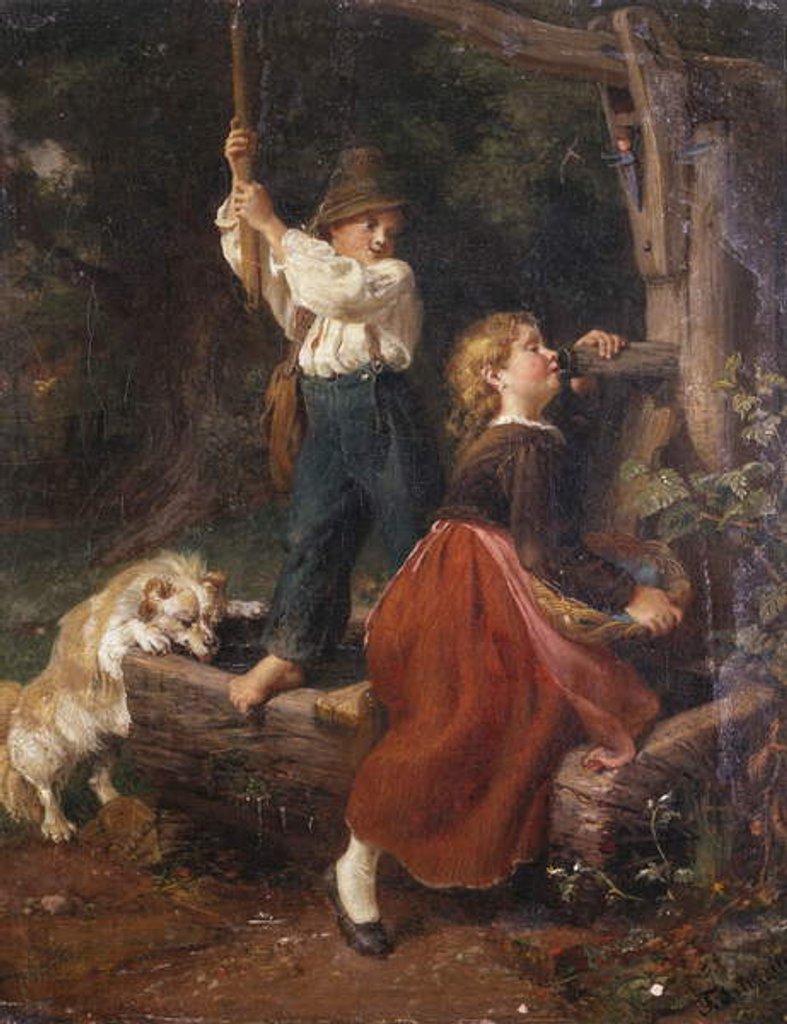 Detail of The Water Pump by Felix Schlesinger