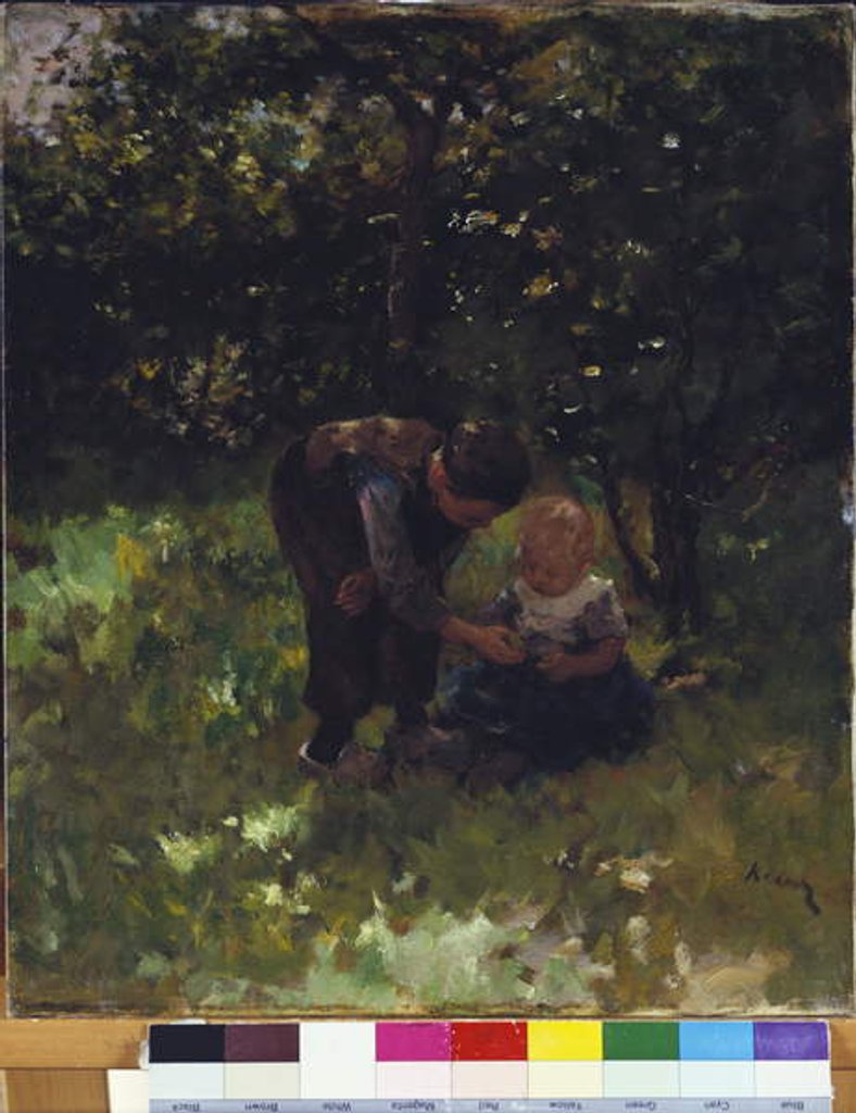 Detail of An Apple for Little Sister by Jacob Simon Kever