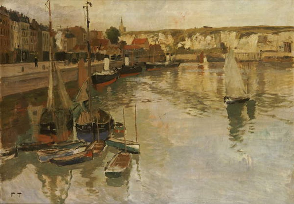 Detail of Dieppe by Fritz Thaulow