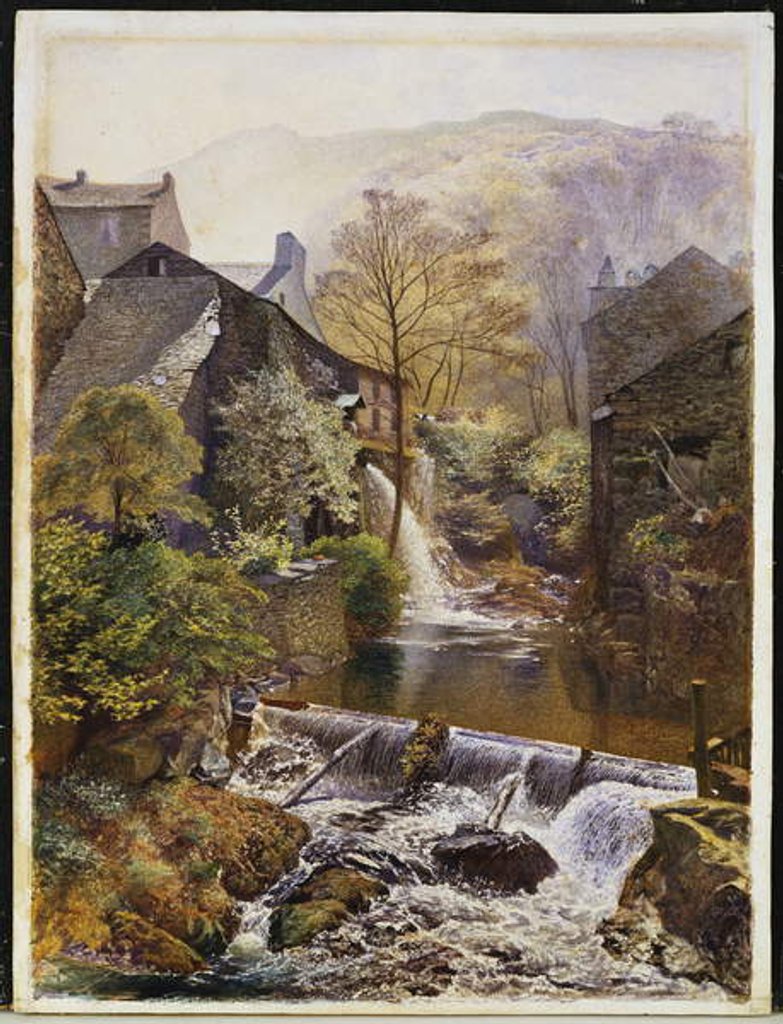 Detail of The Old Water Mill by James Duffield Harding