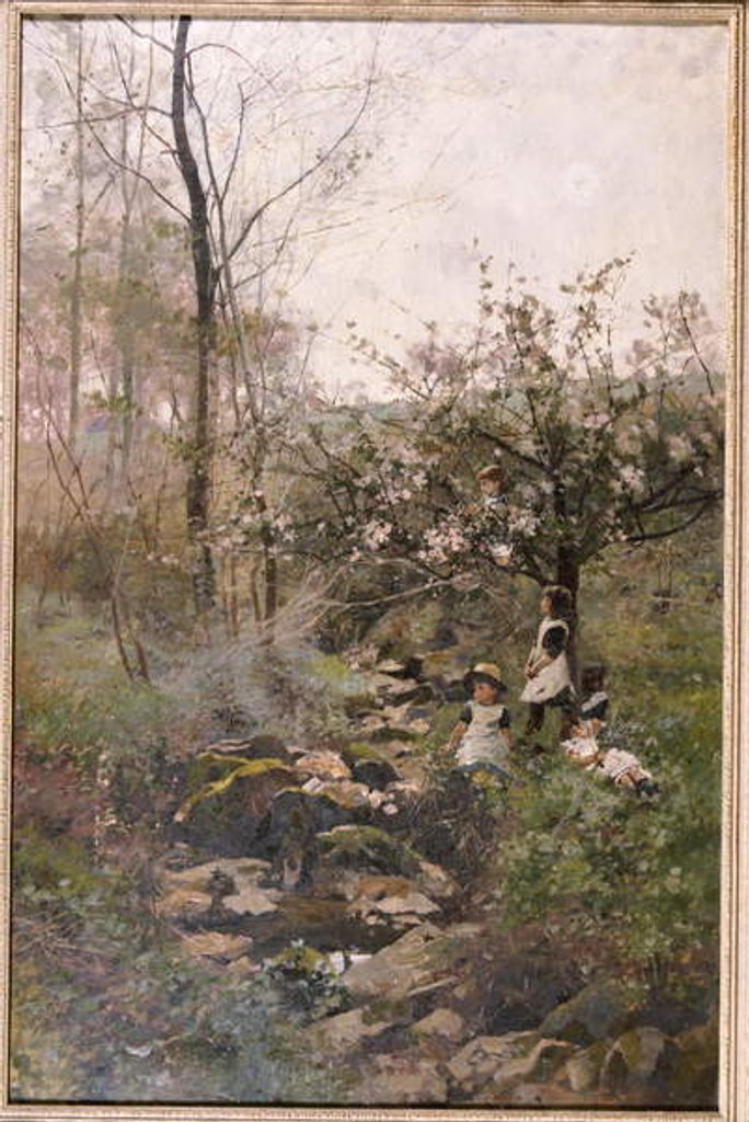 Detail of Spring by Hector Caffieri