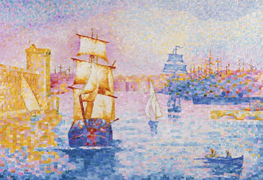 Detail of Port of Marseilles, c.1899 by Henri-Edmond Cross