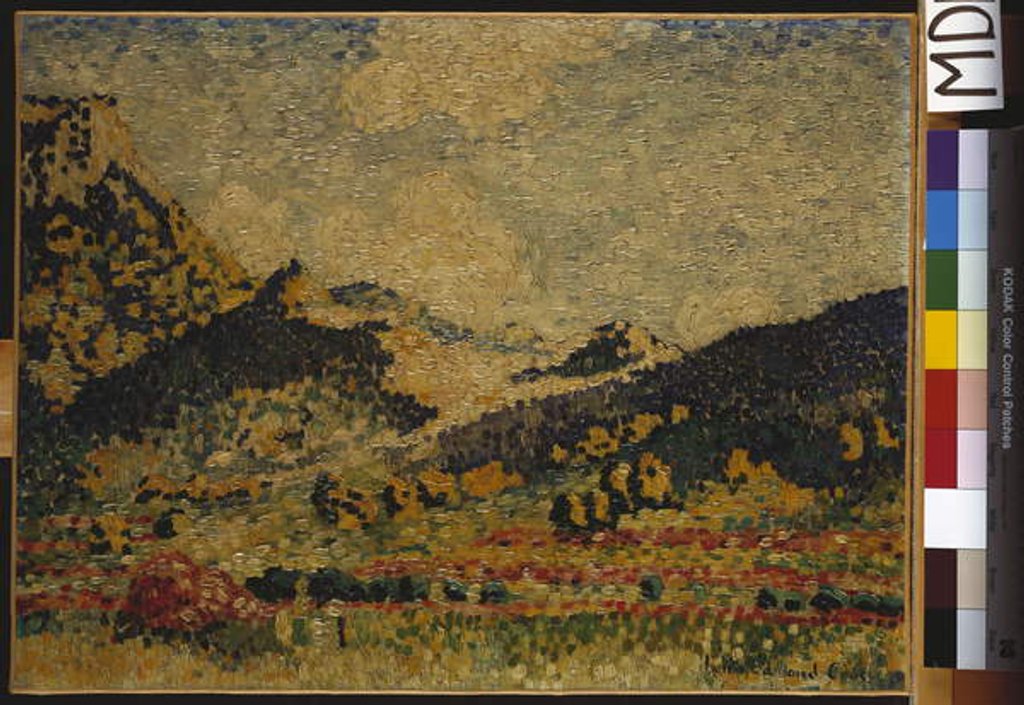 Detail of Study for 'The Small Mauresian Mountains', 1909 by Henri-Edmond Cross