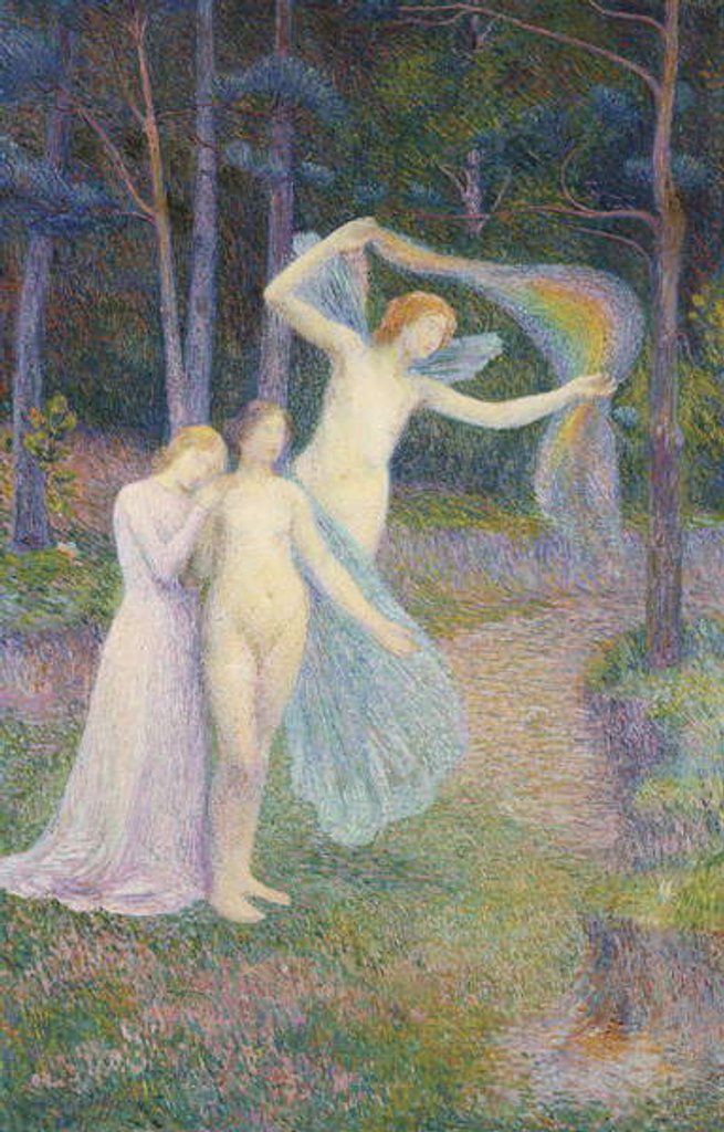 Detail of Women amongst the Trees, 1897 by Hippolyte Petitjean