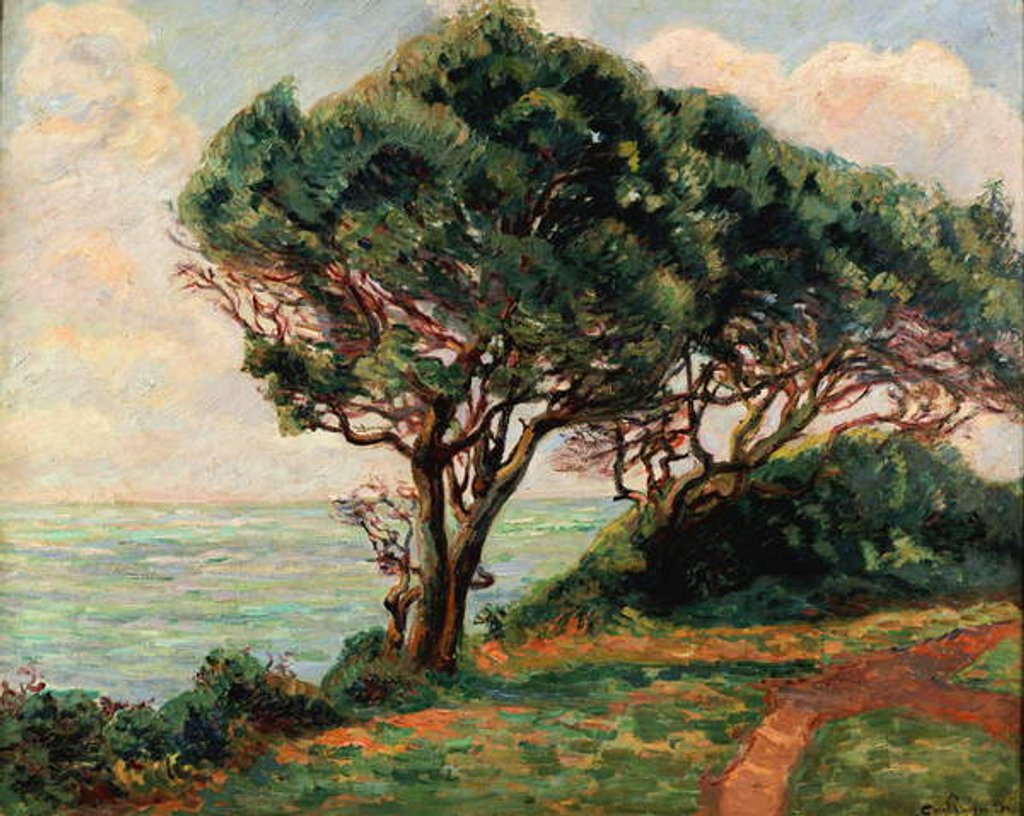 Detail of La Pointe de la Perrierre by Jean Baptiste Armand Guillaumin