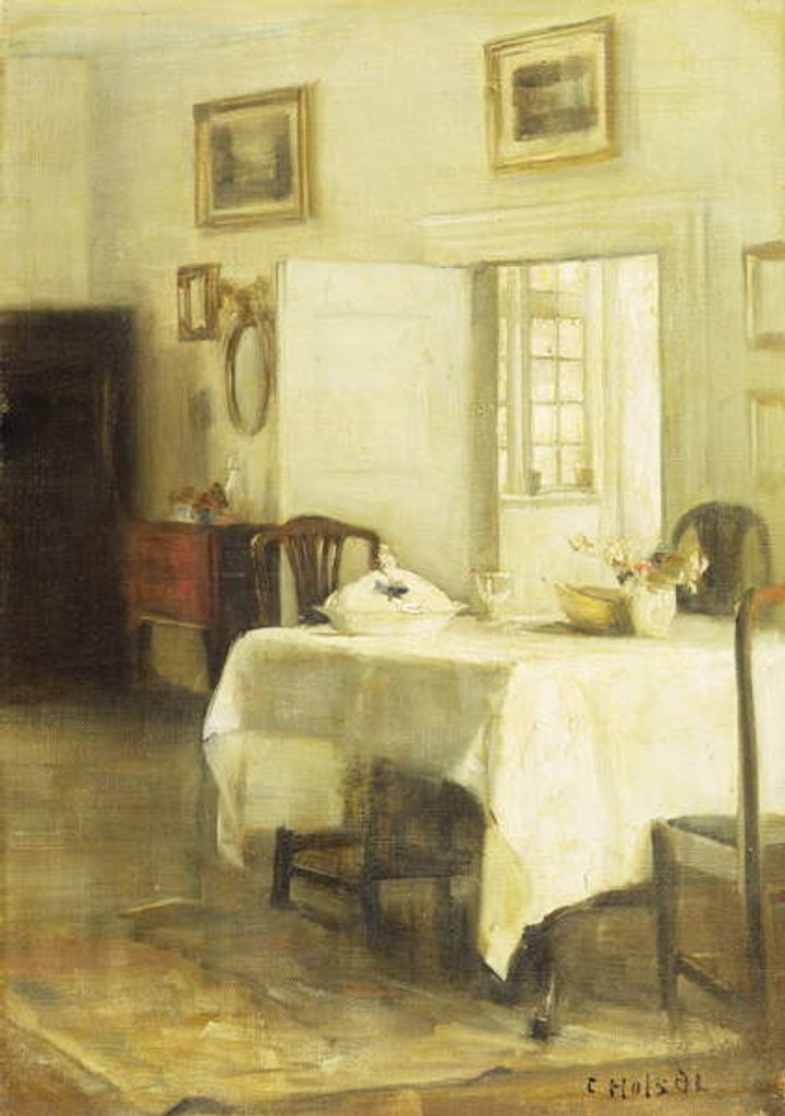 Detail of The Dining Room by Carl Holsoe
