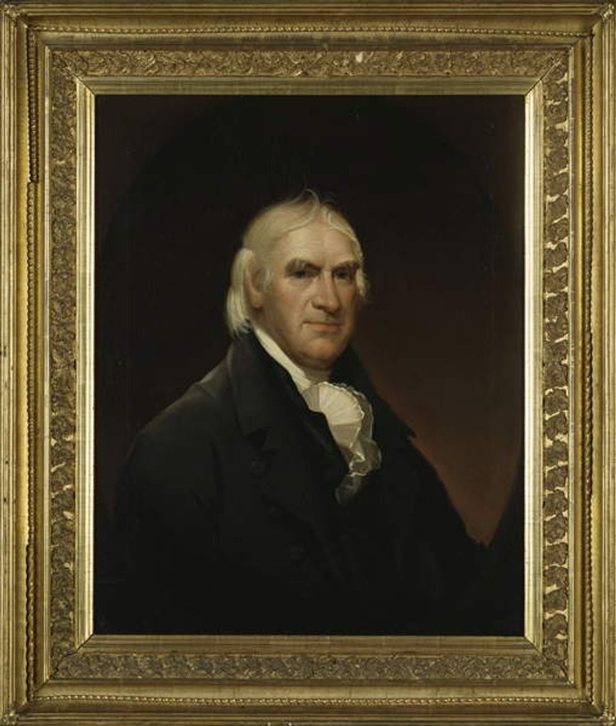 Detail of Portrait of Governor Clinton by Ezra Ames