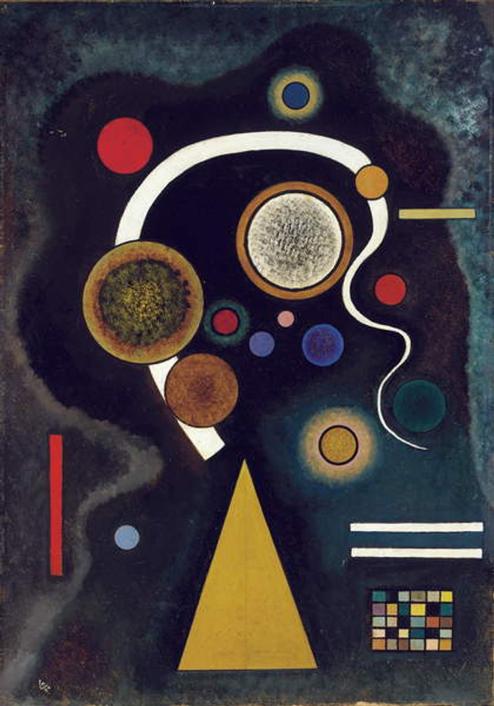 Detail of Launischer Strich, 1924 by Wassily Kandinsky