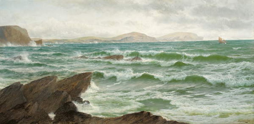 Detail of Where Land Meets Sea, 1885 by David James