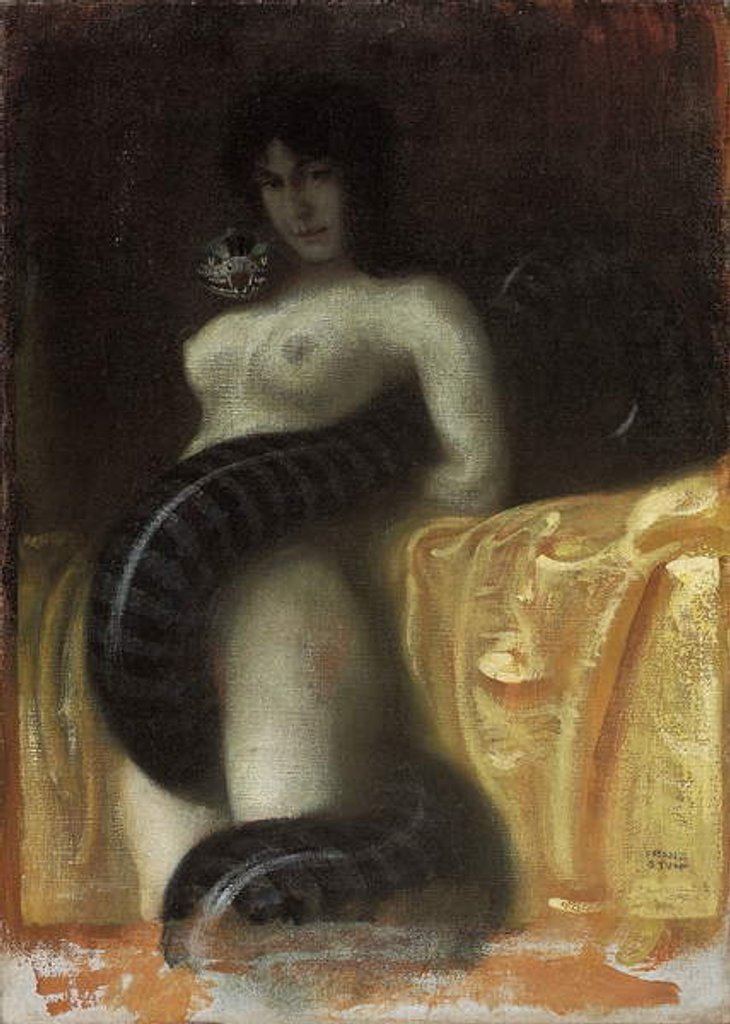 Detail of Sensuality, c.1891 by Franz von Stuck