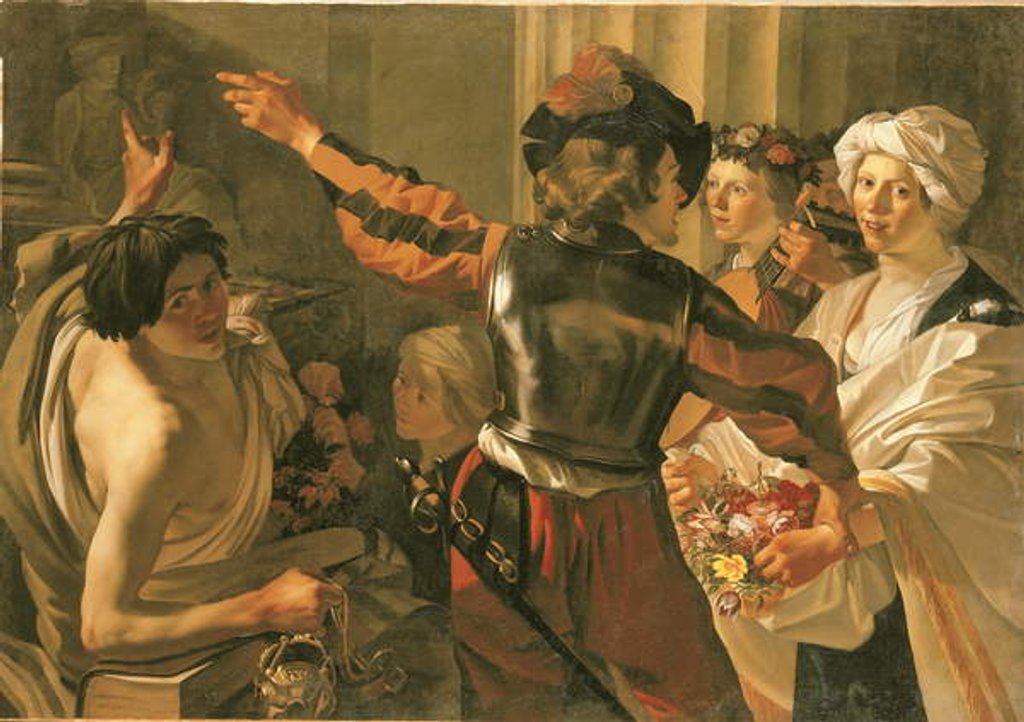 Detail of An Offering to Ceres by Dirck van Baburen