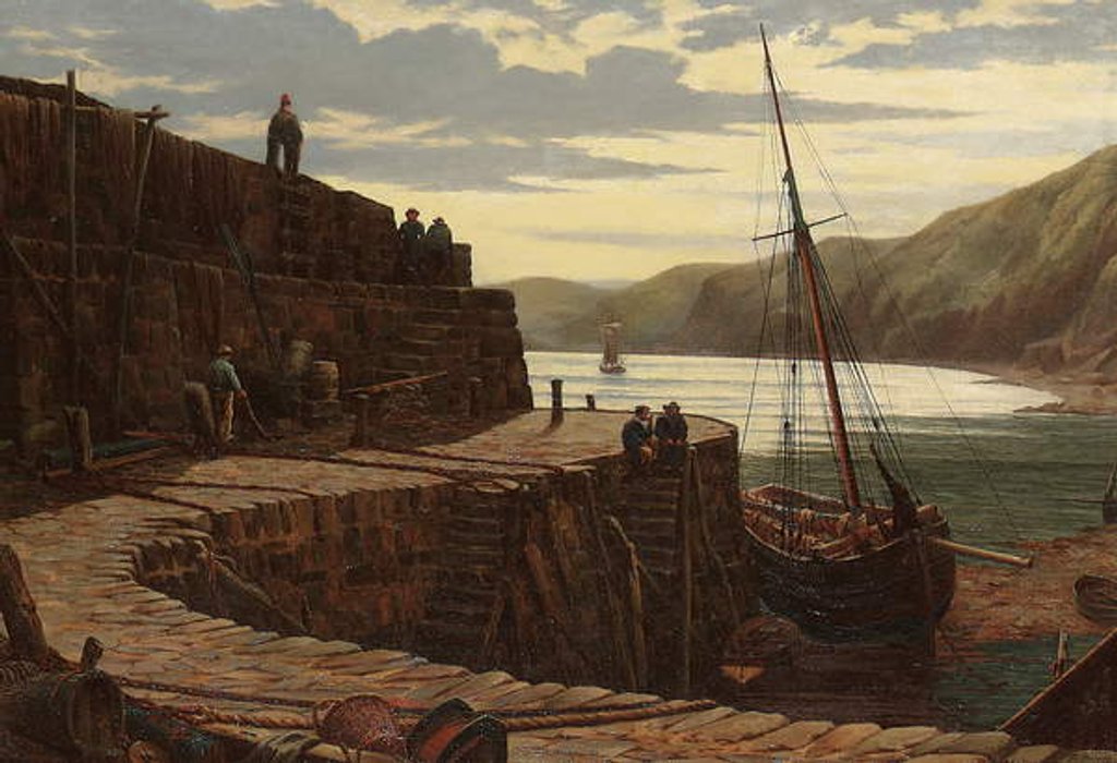 Detail of At the Quayside by Thomas Barrett
