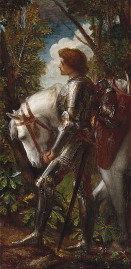 Detail of Sir Galahad by George Frederic Watts