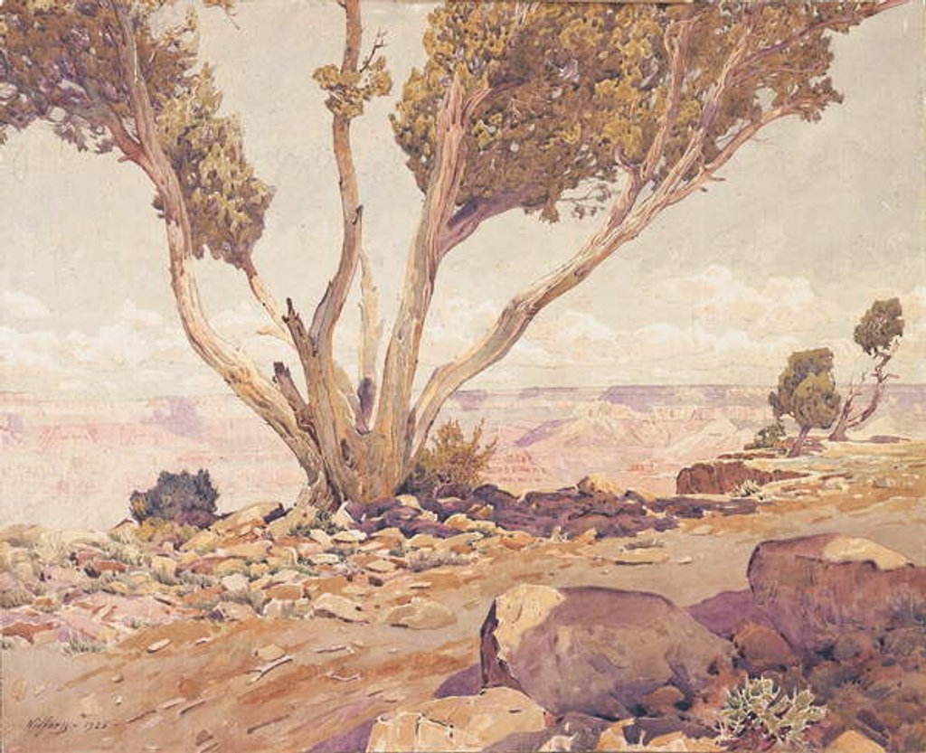 Detail of Grand Canyon, 1925 by Gunnar Widforss