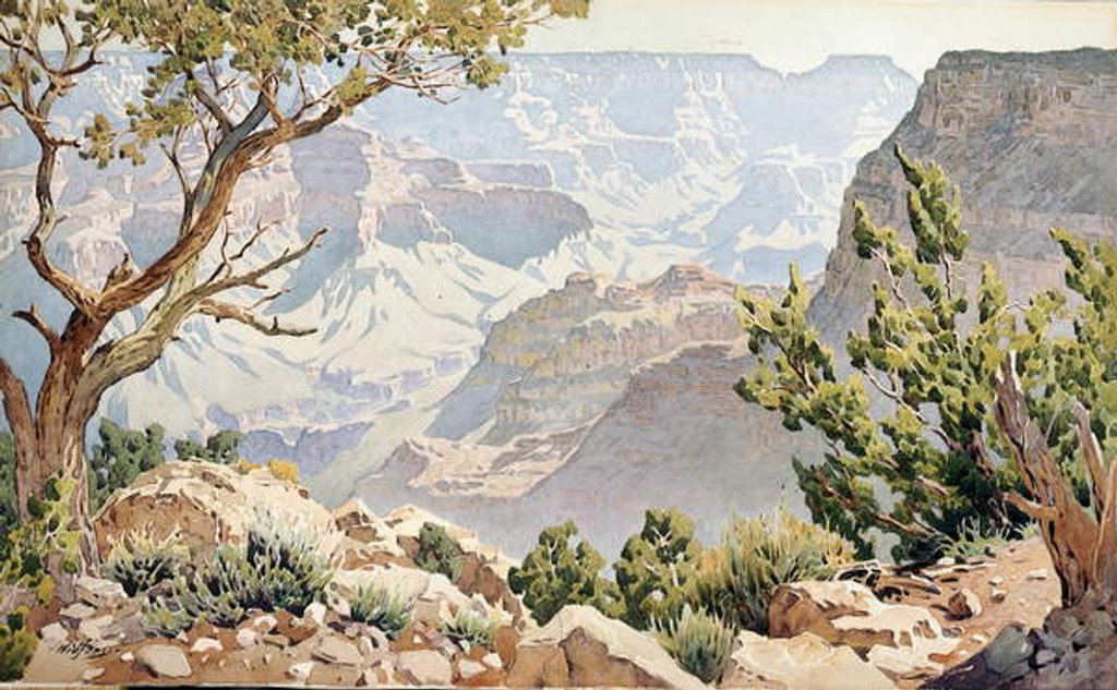 Detail of Grand Canyon by Gunnar Widforss