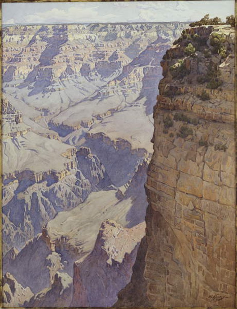 Detail of The Grand Canyon of Arizona by Gunnar Widforss