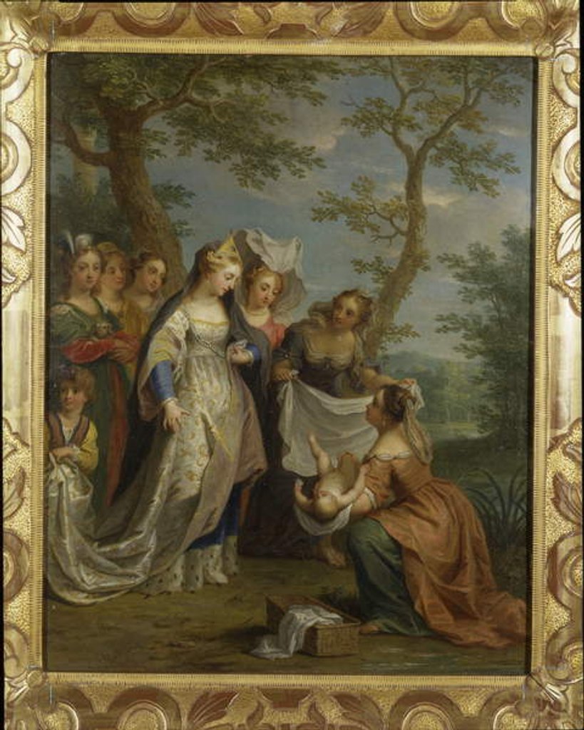 Detail of The Finding of Moses by Balthasar Beschey