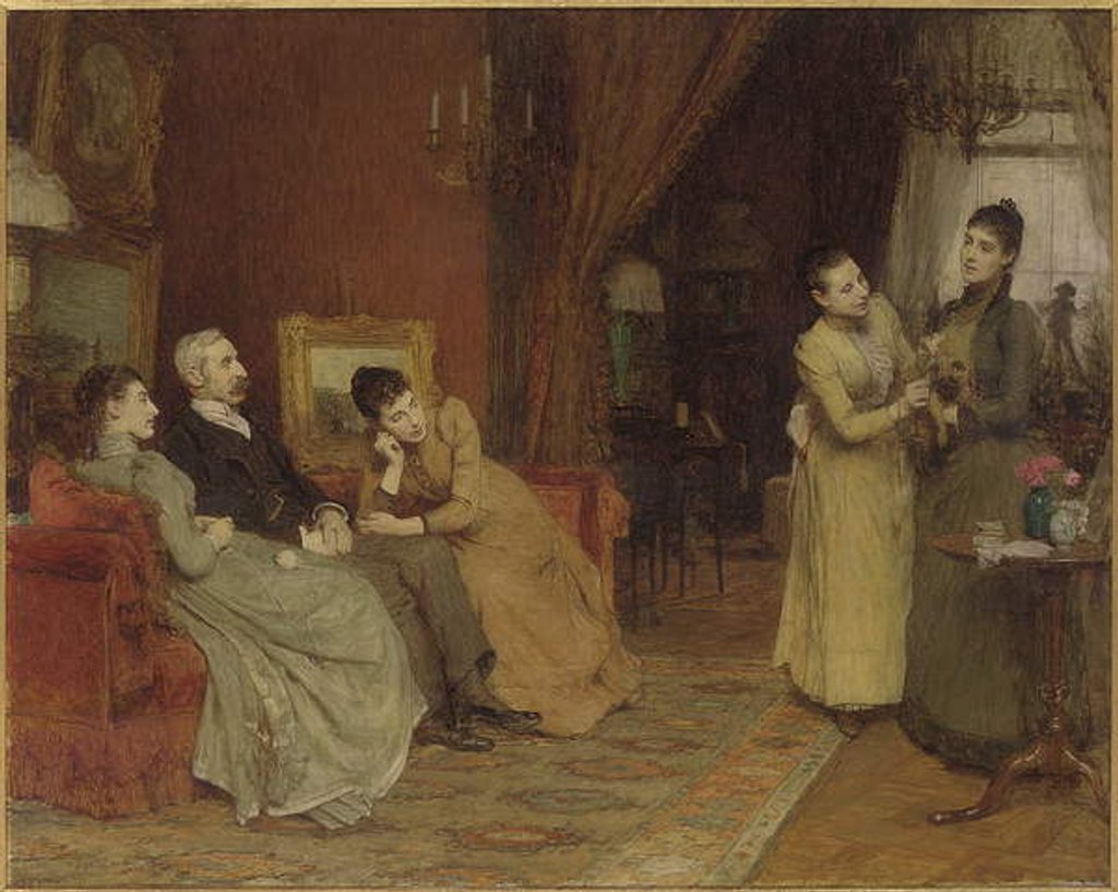 Detail of Portrait of the Joseph Family, 1890 by William Quiller Orchardson