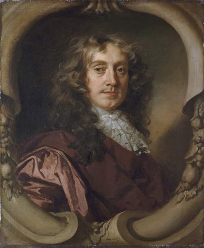 Detail of Portrait of a Gentleman by Peter Lely