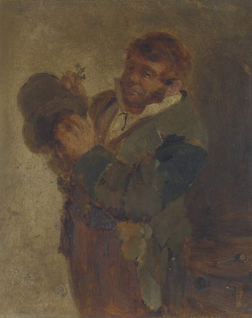 Detail of St. Patrick's Day by Erskine Nicol