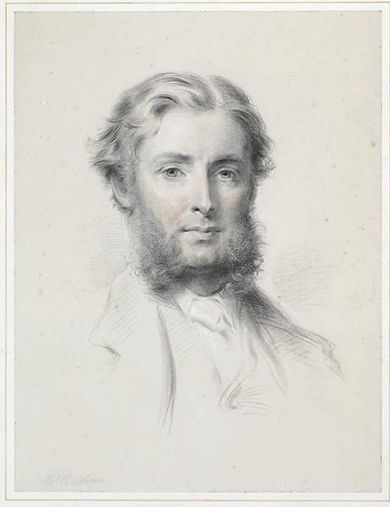 Detail of Portrait of John Scott, 3rd Earl of Eldon by Thomas Price Downes