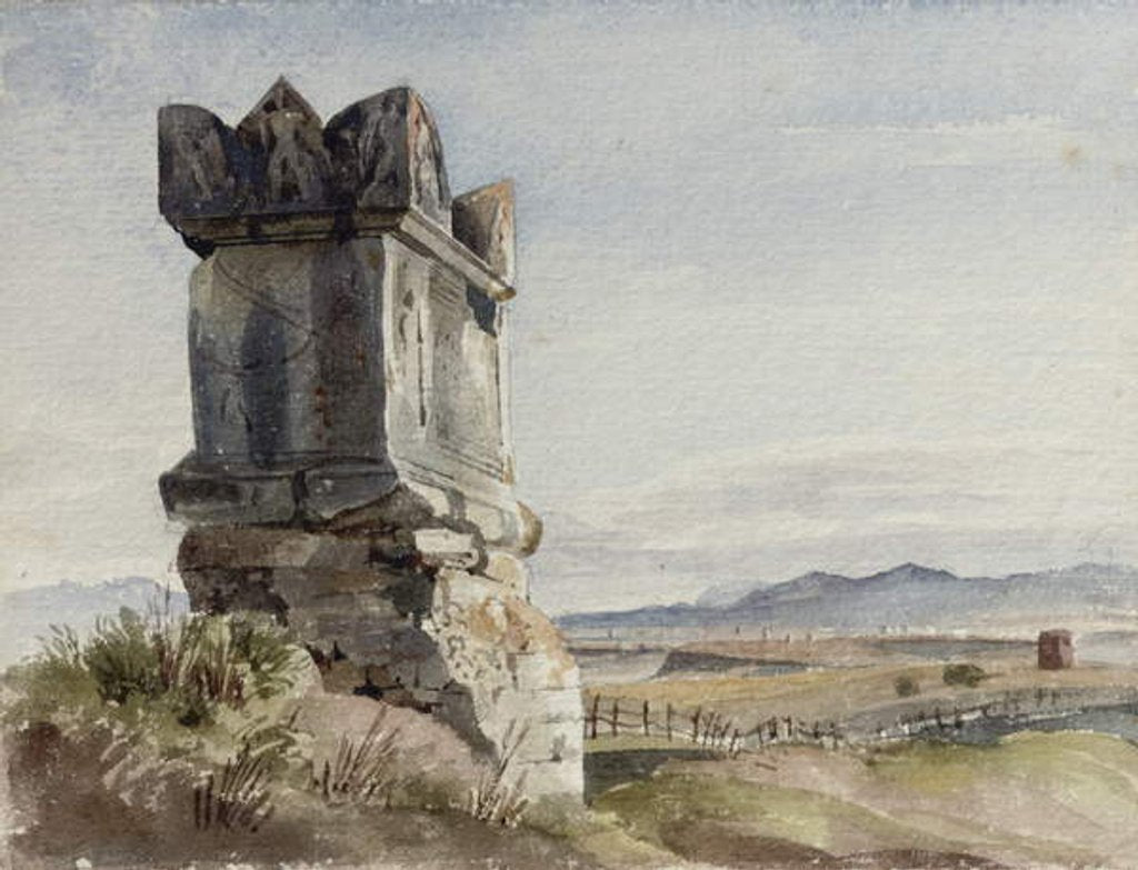 Detail of On the Via Cassia, Rome by Robert Henry Cheney