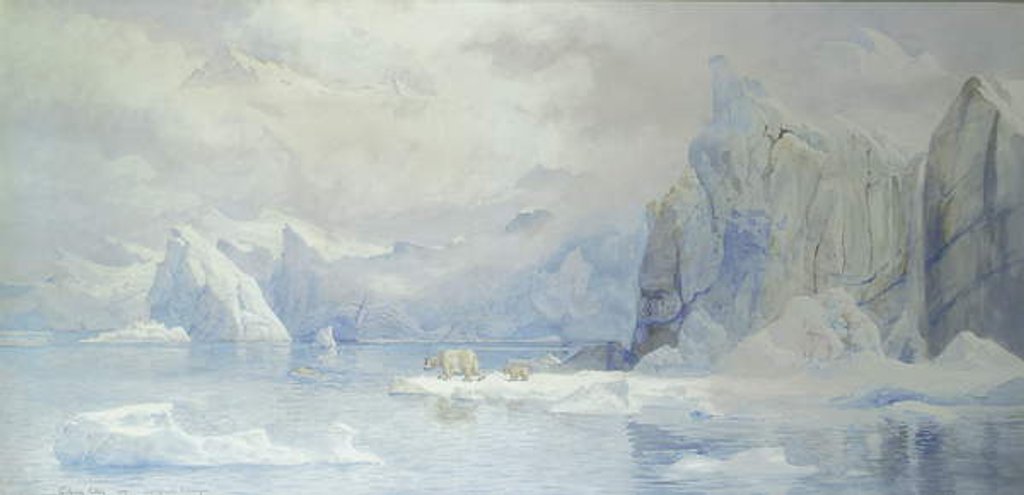 Detail of East Glacier, Spitzbergen, 1905 by Tristram Ellis